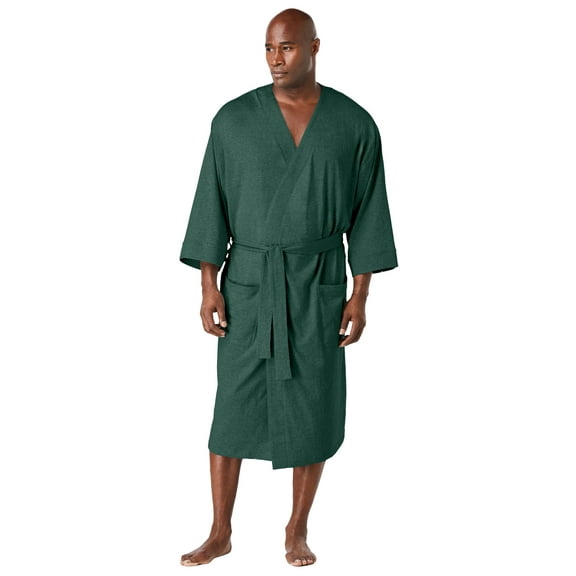 KingSize Men's Big & Tall Cotton Jersey Robe
