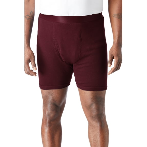 KingSize Men's Big & Tall Cotton Mid-Length Briefs 3-Pack