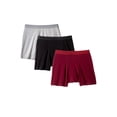 thumbnail image 1 of KingSize Men's Big & Tall Cotton Mid-Length Briefs 3-Pack, 1 of 5