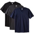 thumbnail image 1 of KingSize Men's Big & Tall Cotton V-Neck Undershirt 3-Pack, 1 of 4