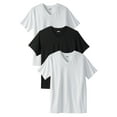 thumbnail image 1 of KingSize Men's Big & Tall Cotton V-Neck Undershirt 3-Pack, 1 of 4