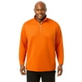 thumbnail image 1 of KingSize Men's Big & Tall Performance Dot 1/4 Zip Sweatshirt, 1 of 4