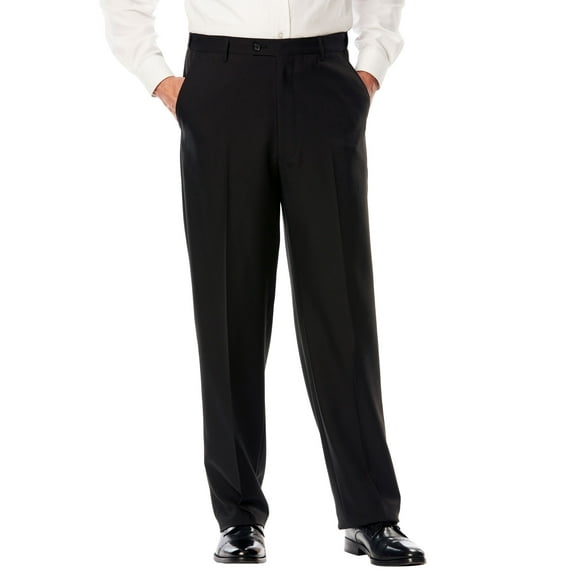 KingSize Men's Big & Tall Easy Movement Plain-Front Expandable Dress Pants