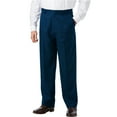 thumbnail image 1 of KingSize Men's Big & Tall Easy Movement Plain-Front Expandable Dress Pants, 1 of 6