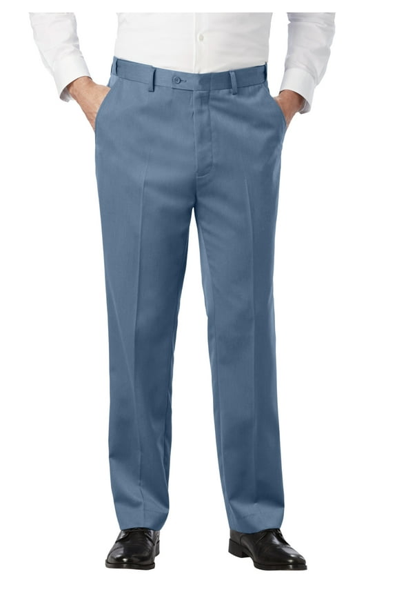 Men's Big & Tall Easy Movement Plain-Front Expandable Dress Pants