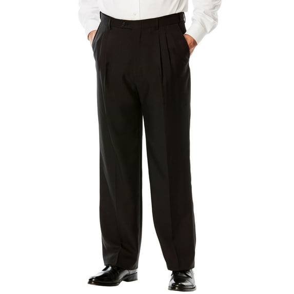KingSize Men's Big & Tall Easy Movement Pleat-Front Expandable Dress Pants