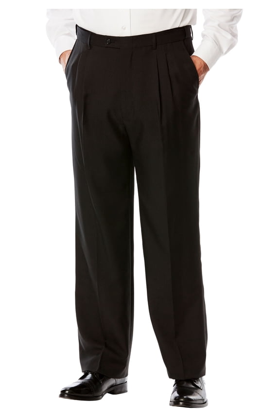 Men's Big & Tall Easy Movement Pleat-Front Expandable Dress Pants