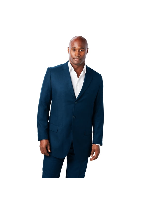 Men's Big & Tall Easy Movement Three-Button Jacket