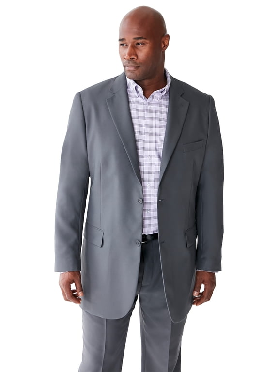 Men's Big & Tall Easy Movement Two-Button Jacket