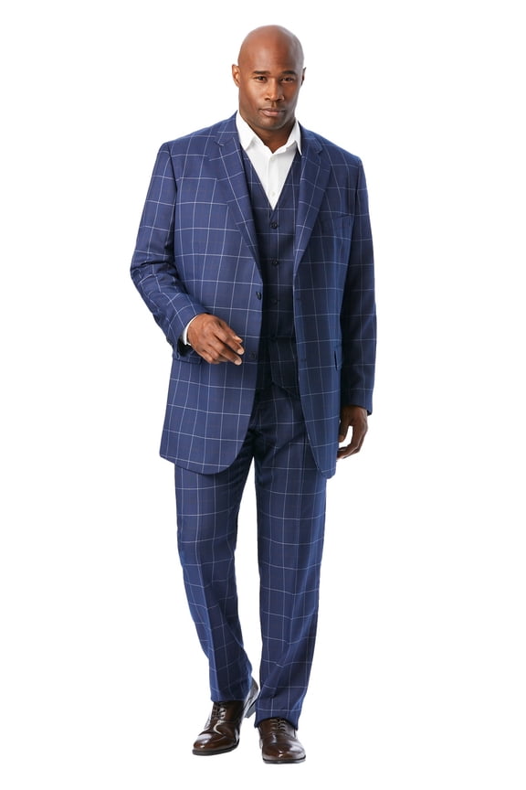 Men's Big & Tall Easy Movement Two-Button Jacket