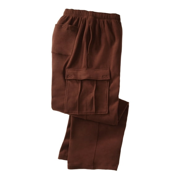 KingSize Men's Big & Tall Explorer Plush Fleece Cargo Pants