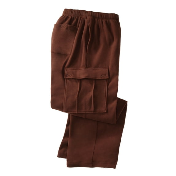 KingSize Men's Big & Tall Explorer Plush Fleece Cargo Pants