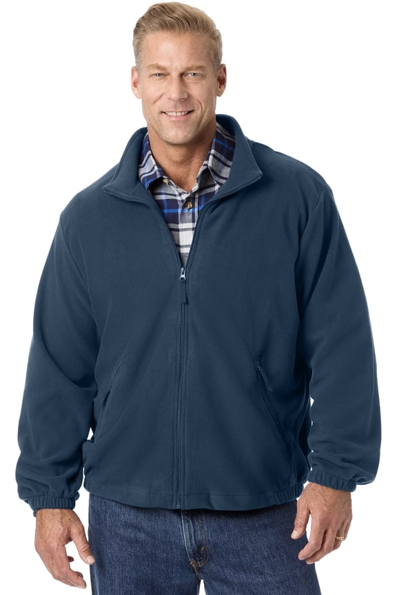 Men's Big & Tall Explorer Plush Fleece Full-Zip Jacket