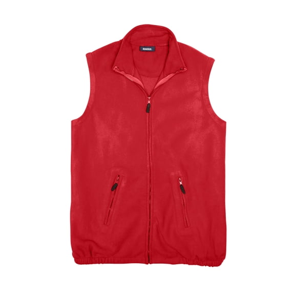 KingSize Men's Big & Tall Explorer Plush Fleece Zip Vest