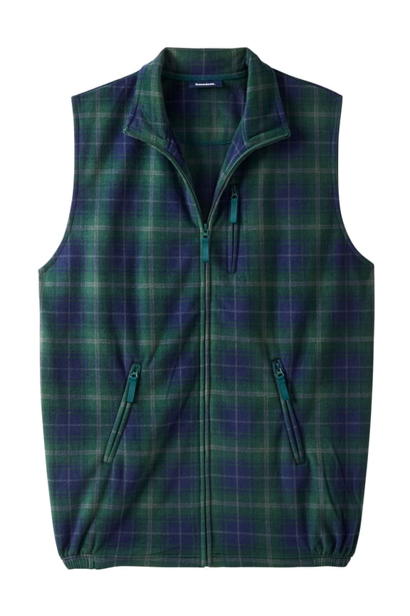 Men's Big & Tall Explorer Plush Fleece Zip Vest
