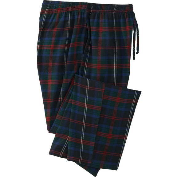 KingSize Men's Big & Tall Flannel Plaid Pajama Pants