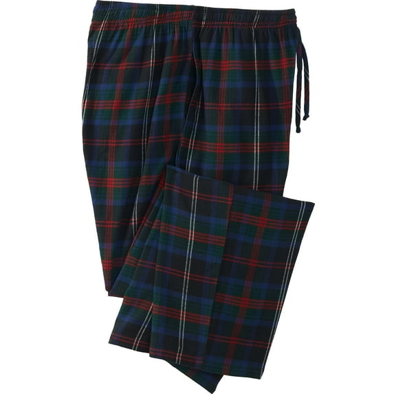 KingSize Men's Big & Tall Flannel Plaid Pajama Pants