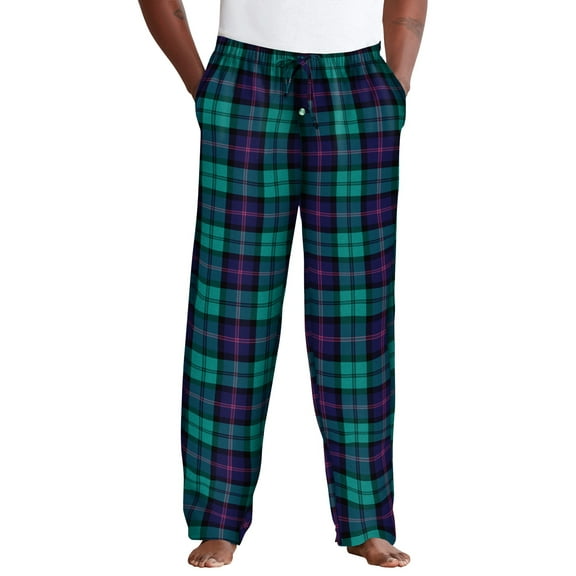 KingSize Men's Big & Tall Flannel Plaid Pajama Pants