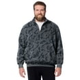 thumbnail image 1 of KingSize Men's Big & Tall Fleece 1/4 Zip Sweatshirt, 1 of 3