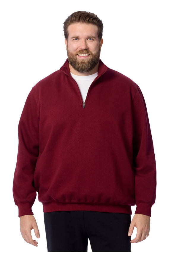 Men's Big & Tall Fleece 1/4 Zip Sweatshirt
