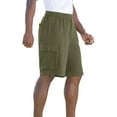 thumbnail image 1 of KingSize Men's Big & Tall 10" Fleece Cargo Shorts, 1 of 6