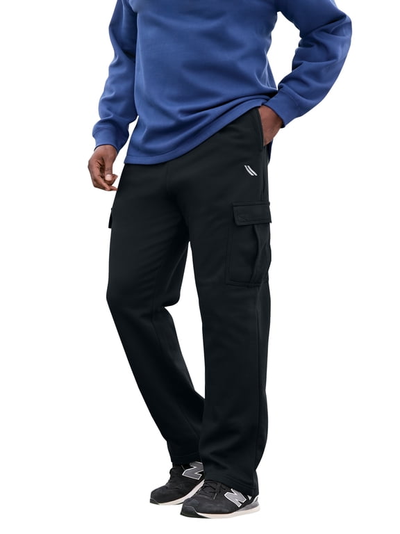 Men's Big & Tall Fleece Cargo Pants