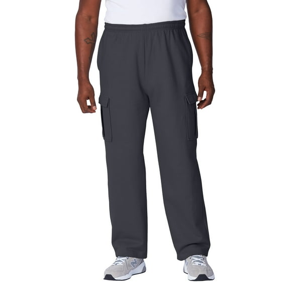 KingSize Men's Big & Tall Fleece Cargo Sweatpants