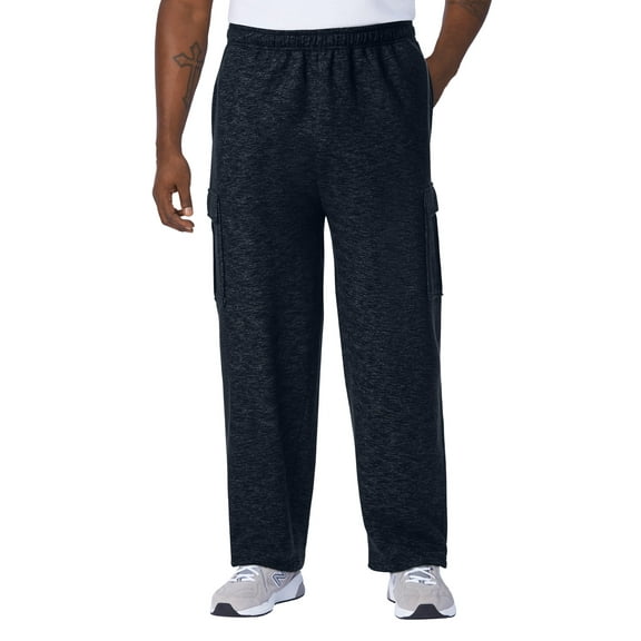 KingSize Men's Big & Tall Fleece Cargo Sweatpants