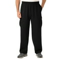 thumbnail image 1 of KingSize Men's Big & Tall Fleece Cargo Sweatpants, 1 of 6