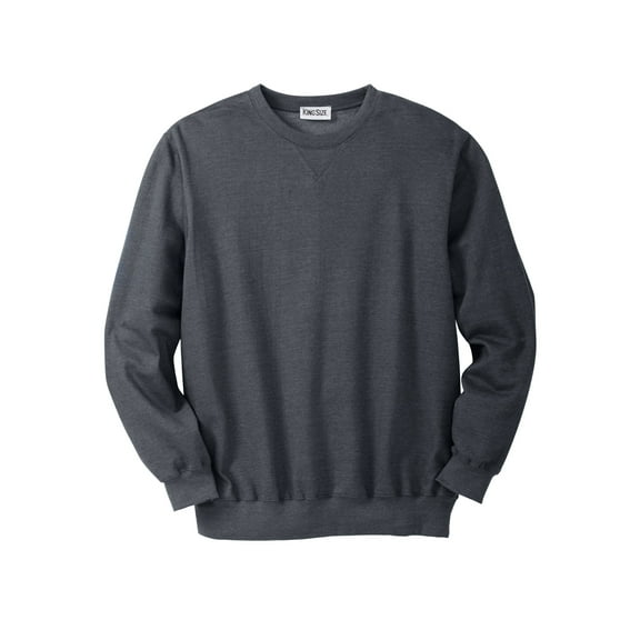 KingSize Men's Big & Tall Fleece Crewneck Sweatshirt