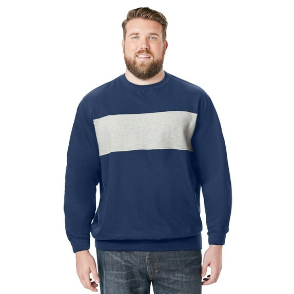 KingSize Men's Big & Tall Fleece Crewneck Sweatshirt