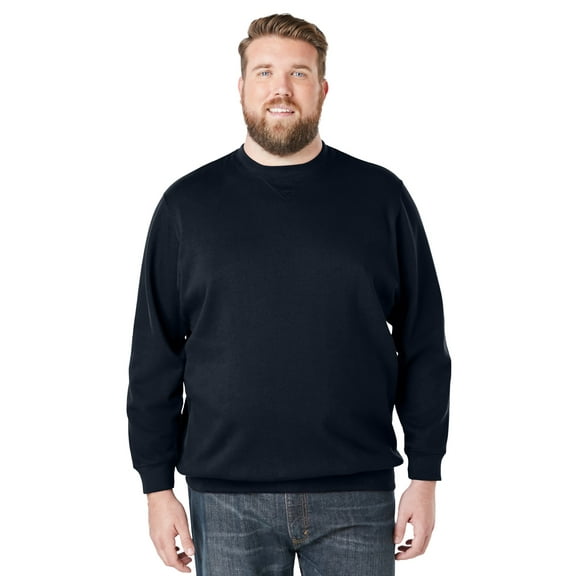 KingSize Men's Big & Tall Fleece Crewneck Sweatshirt