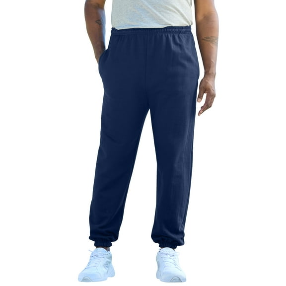 KingSize Men's Big & Tall Fleece Elastic Cuff Sweatpants
