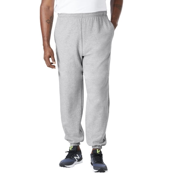 KingSize Men's Big & Tall Fleece Elastic Cuff Sweatpants