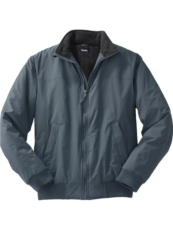 Men's Big & Tall Fleece-Lined Bomber Jacket