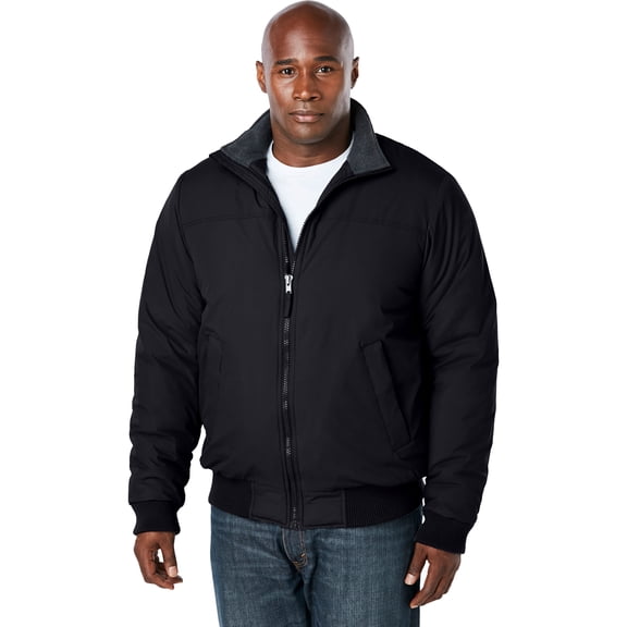 KingSize Men's Big & Tall Fleece-Lined Bomber Jacket