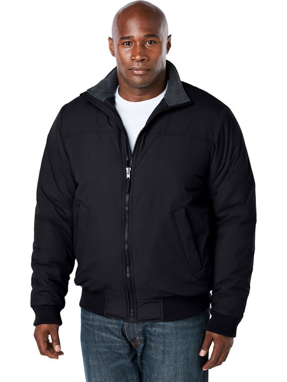 Men's Big & Tall Fleece-Lined Bomber Jacket