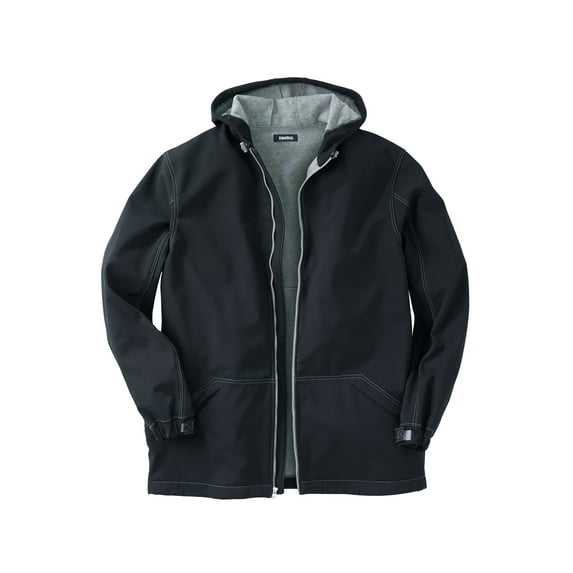 KingSize Men's Big & Tall Fleece-Lined Slicker Rain Coat