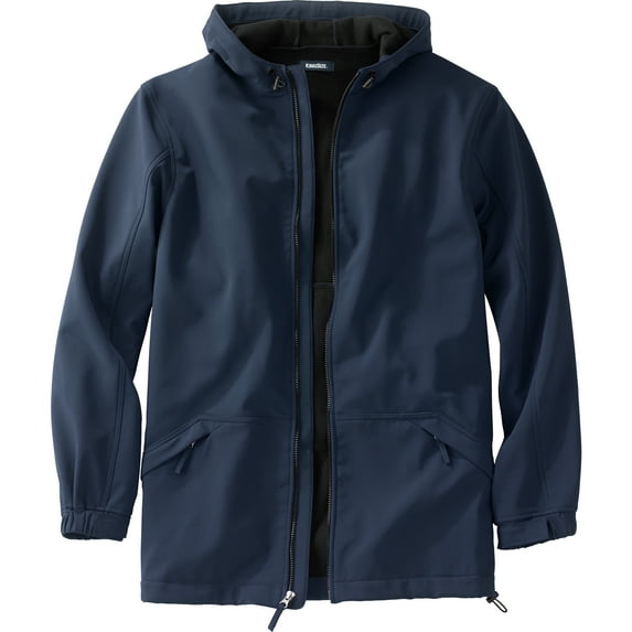 KingSize Men's Big & Tall Fleece-Lined Slicker Rain Coat