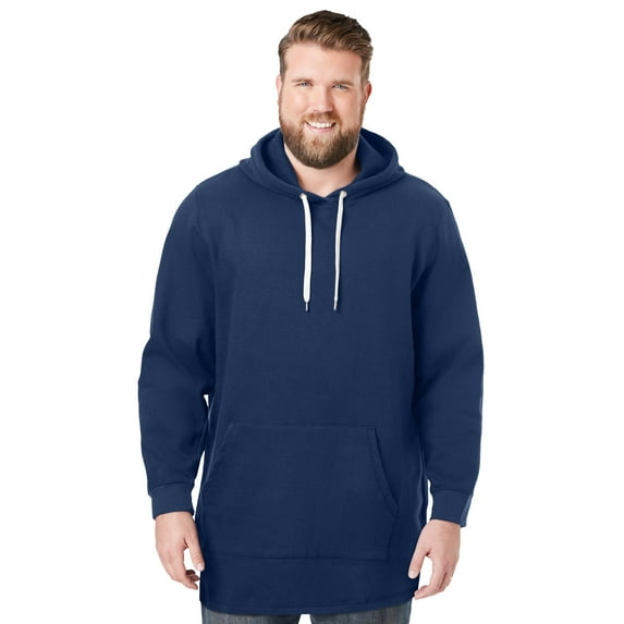 KingSize Men's Big & Tall Fleece Longer-Length Pullover Hoodie