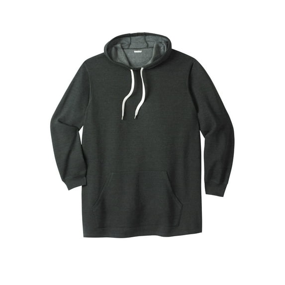 KingSize Men's Big & Tall Fleece Longer-Length Pullover Hoodie