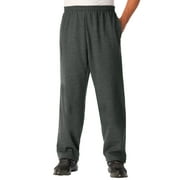 KingSize Men's Big & Tall Fleece Open-Bottom Sweatpants
