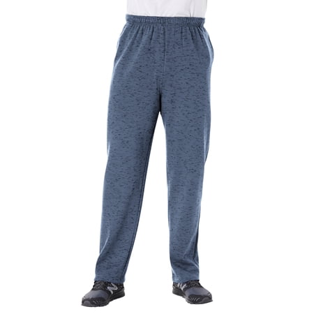 KingSize Men's Big & Tall Fleece Open-Bottom Sweatpants