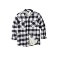 thumbnail image 1 of KingSize Men's Big & Tall Fleece Sherpa Shirt Jacket, 1 of 3