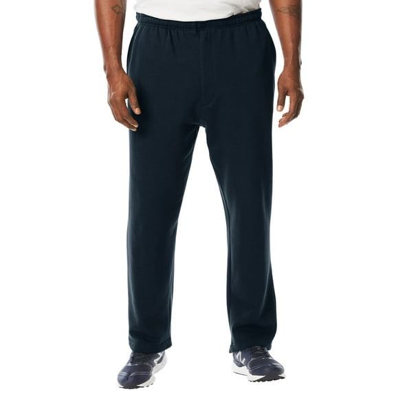 KingSize Men's Big & Tall Fleece Zip Fly Sweatpants