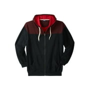 KingSize Men's Big & Tall French Terry Snow Lodge Hoodie