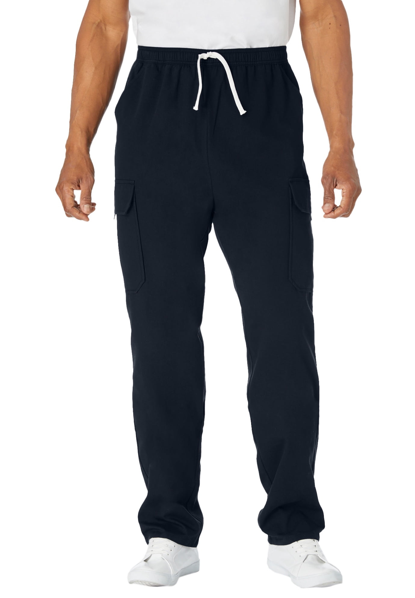 Men's Full Size Elastic Waist Cargo Pants Plus Size main image 1