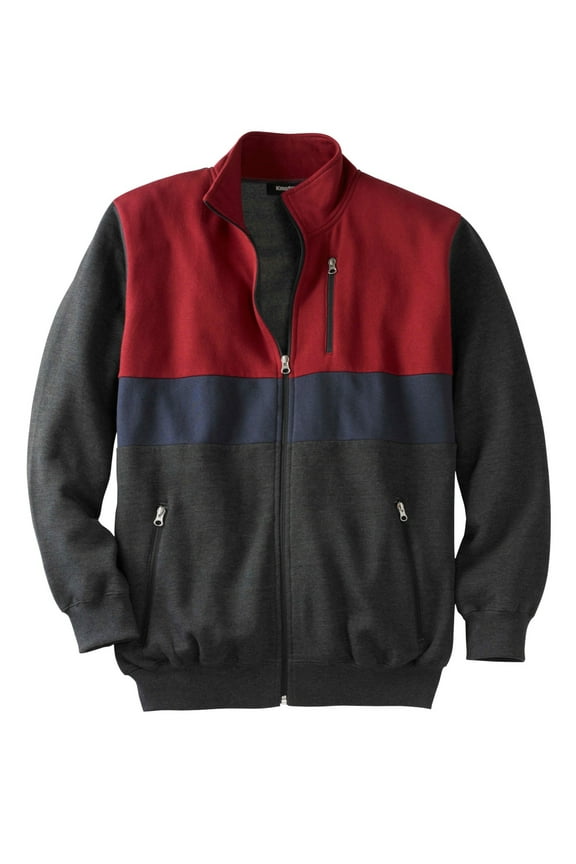 Men's Big & Tall Full-Zip Fleece Jacket