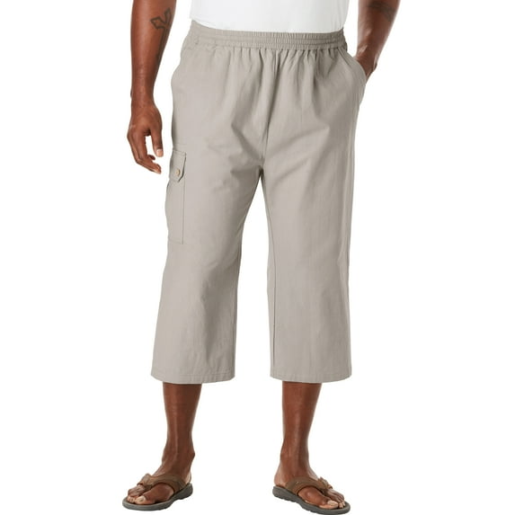 KingSize Men's Big & Tall Gauze Cargo Judo Shorts