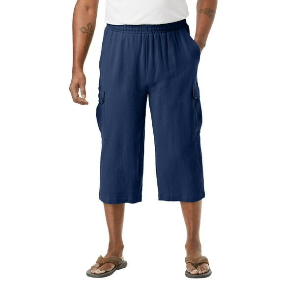 KingSize Men's Big & Tall Gauze Cargo Judo Shorts